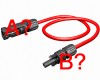 Cordon photovoltaïque sur mesure 4 mm² Rouge 