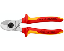 Coupe-câbles Knipex 95 16 165 pour câbles solaires 