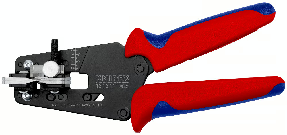 Pince à dénuder 4/6/10 mm² Knipex 12 12 12 