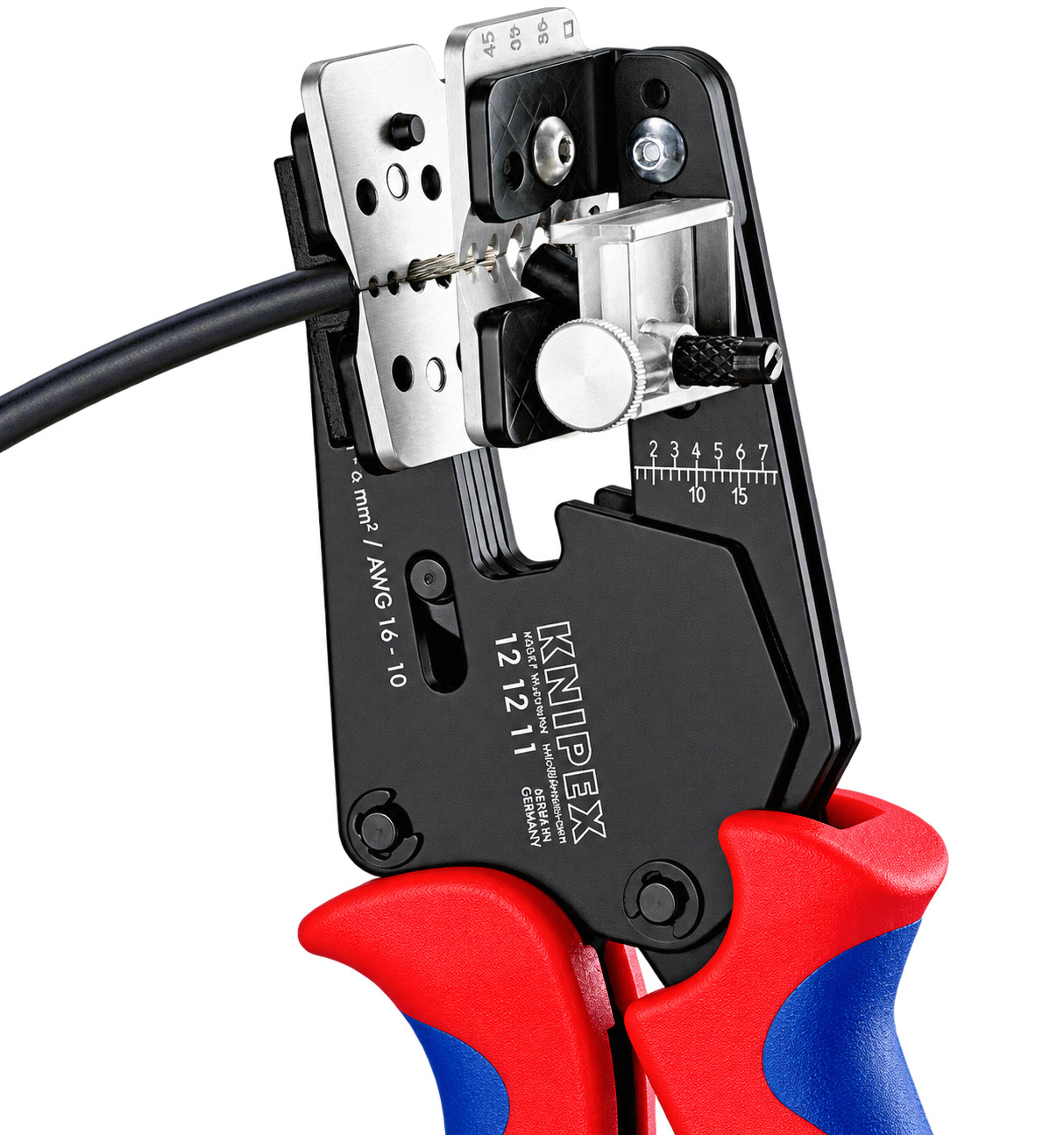 Pince à dénuder 1.5/2.5/4/6 mm² Knipex 12 12 11 